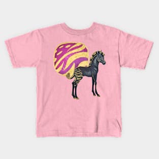 Zebra Foal Kids T-Shirt